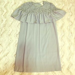 Pretty blue dress with lace